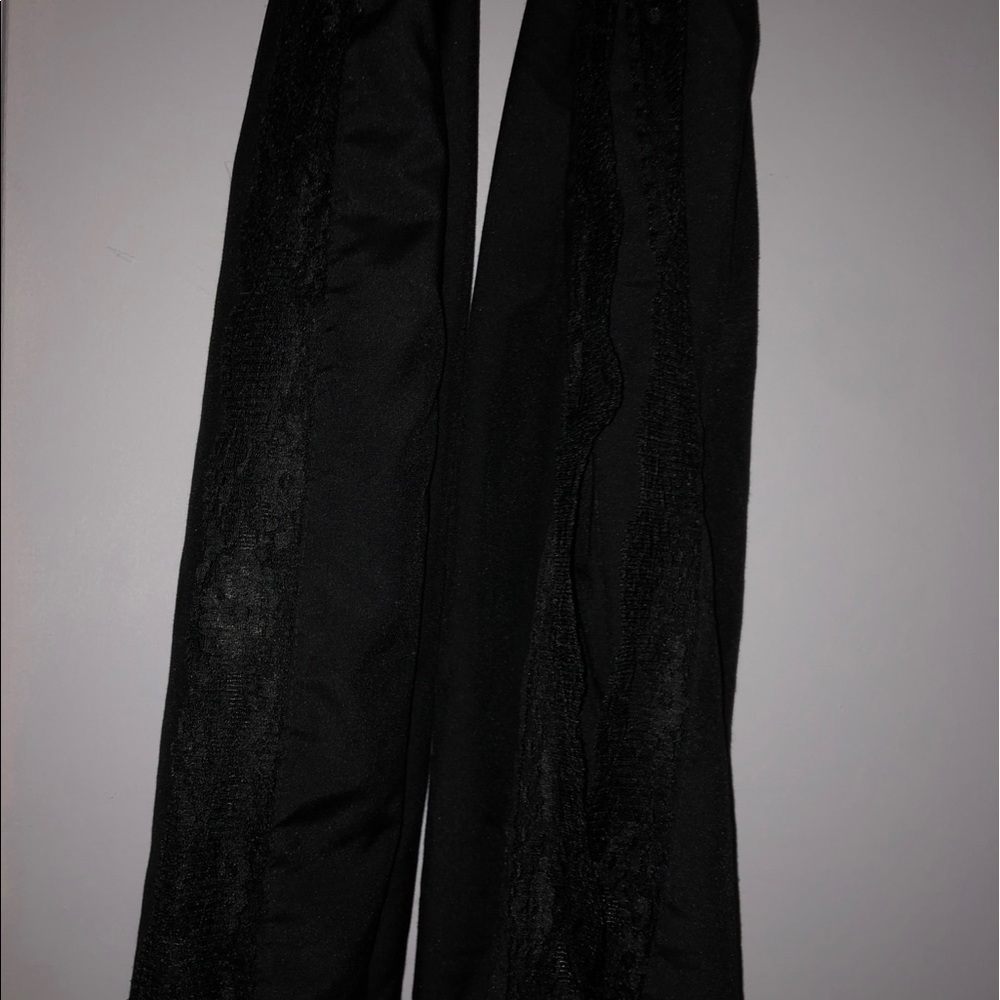 Lace black scarf